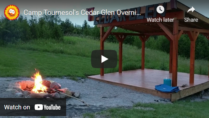 camp tournesol's cedar glen overnight youtube