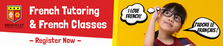 French tutoring and French classes. Register now.